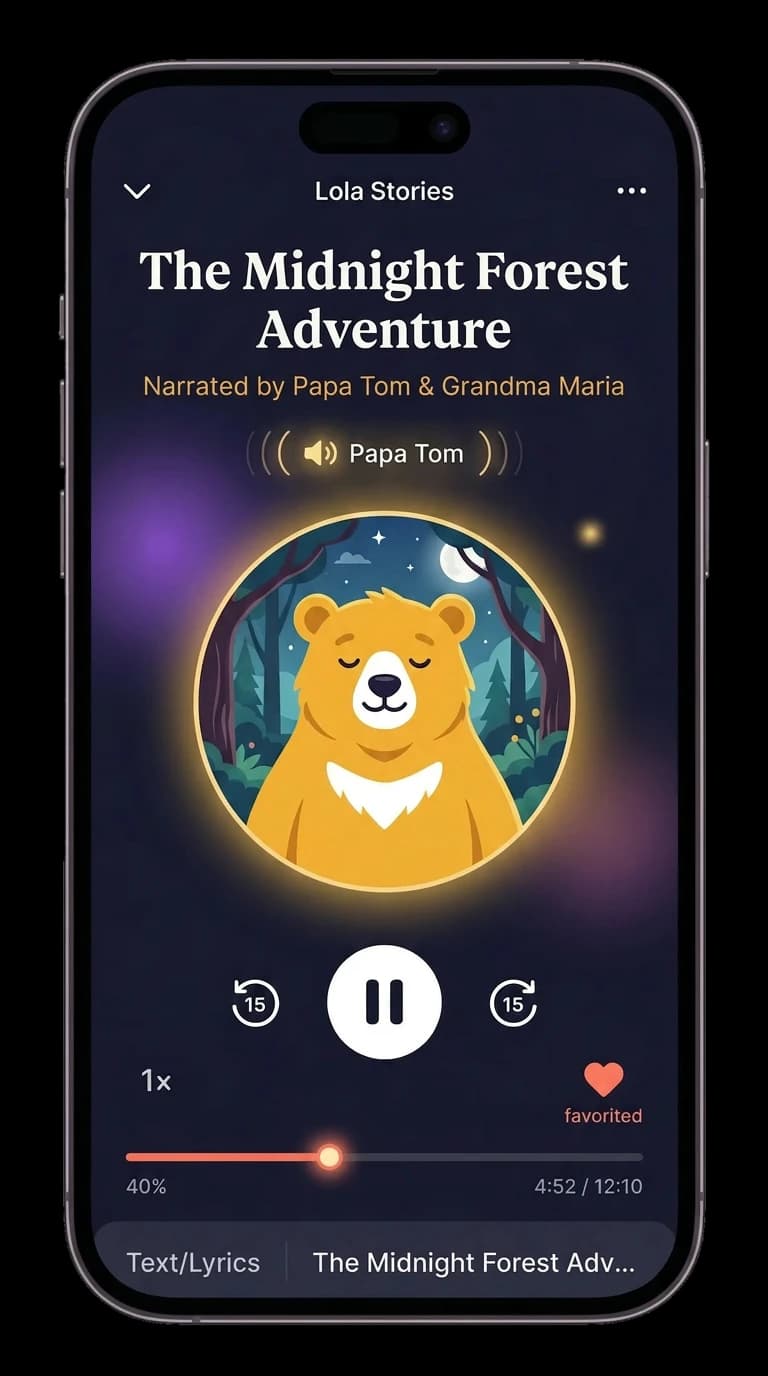 Story player screen